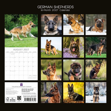 The Gifted Stationary Duitse Herder Kalender 2027
