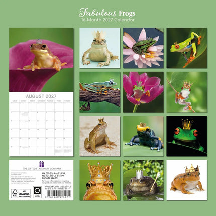 The Gifted Stationary Fabulous Frogs Kalender 2027