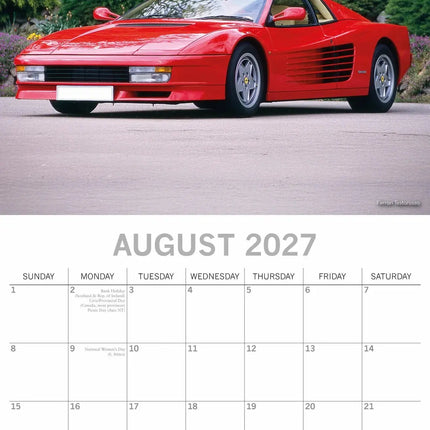 The Gifted Stationary Ferrari Kalender 2027
