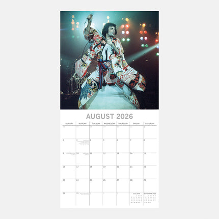 The Gifted Stationary Freddie Mercury 16 maanden Kalender 2026