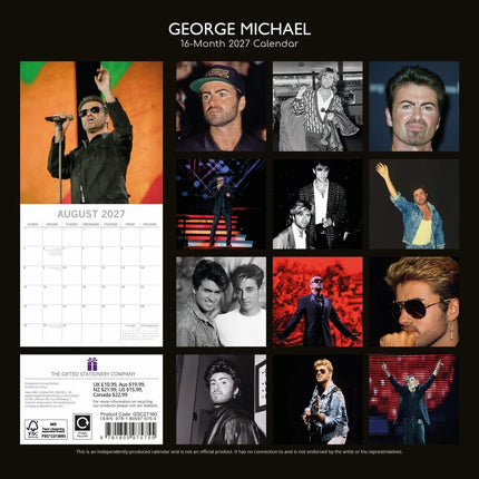 The Gifted Stationary George Michael Kalender 2027