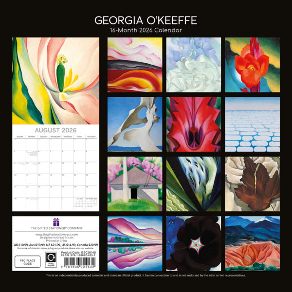 The Gifted Stationary Georgia O'Keeffe Kalender 2026