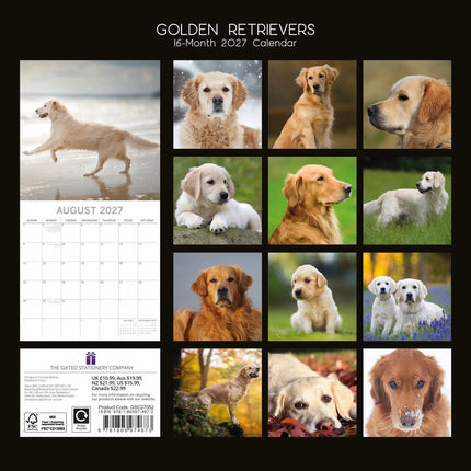 The Gifted Stationary Golden Retriever Kalender 2027
