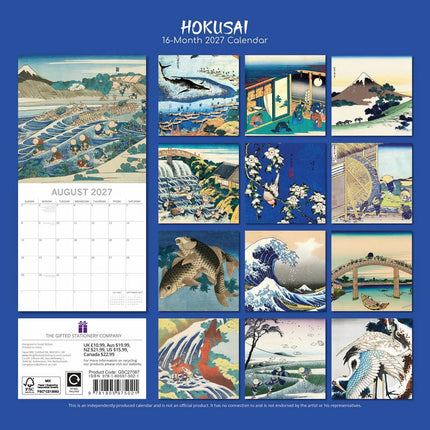 The Gifted Stationary Hokusai Kalender 2027