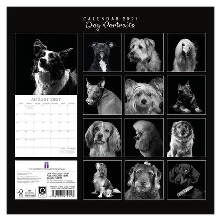 The Gifted Stationary Honden Portretten Kalender 2027