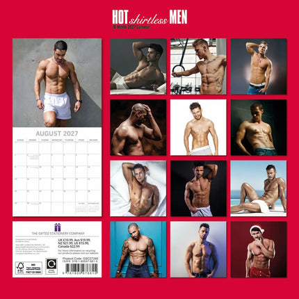 The Gifted Stationary Hot Shirtless Men Kalender 2027