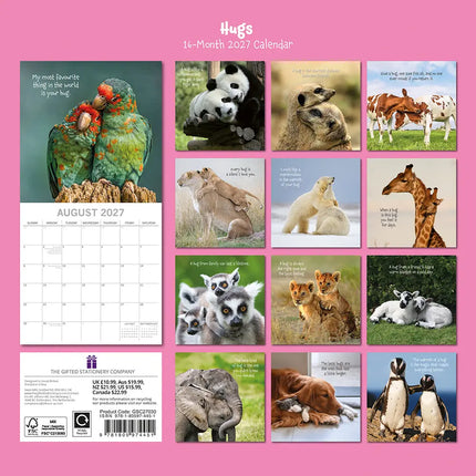 The Gifted Stationary Hugs Kalender 2027