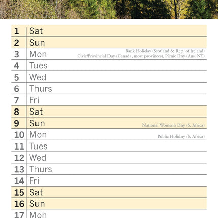 The Gifted Stationary Inspiration Slimline Kalender 2026