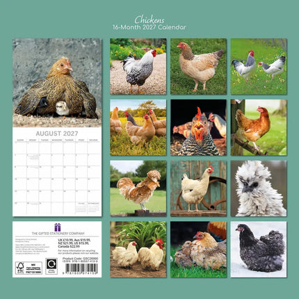 The Gifted Stationary Kippen Kalender 2027