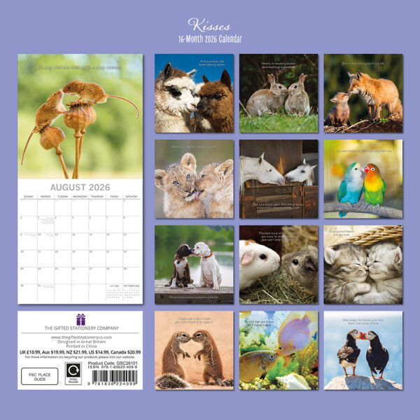 The Gifted Stationary Kisses Kalender 2026
