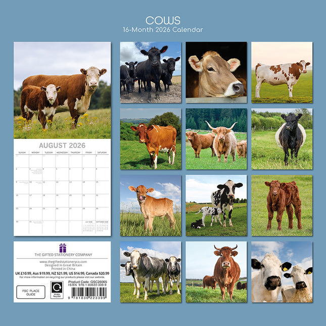 The Gifted Stationary Koeien Kalender 2026