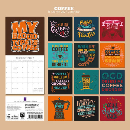 The Gifted Stationary Koffie Kalender 2027