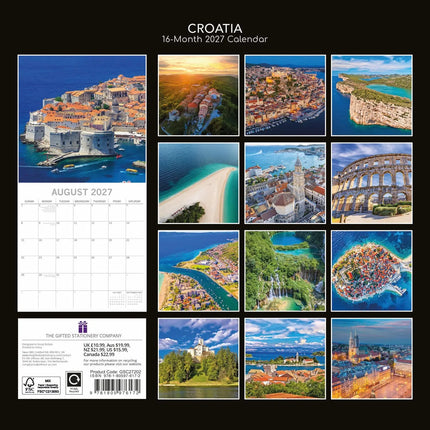 The Gifted Stationary Kroatië Kalender 2027