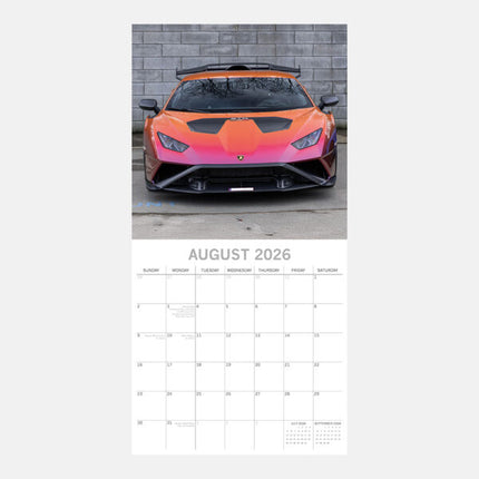 The Gifted Stationary Lamborghini Kalender 2026