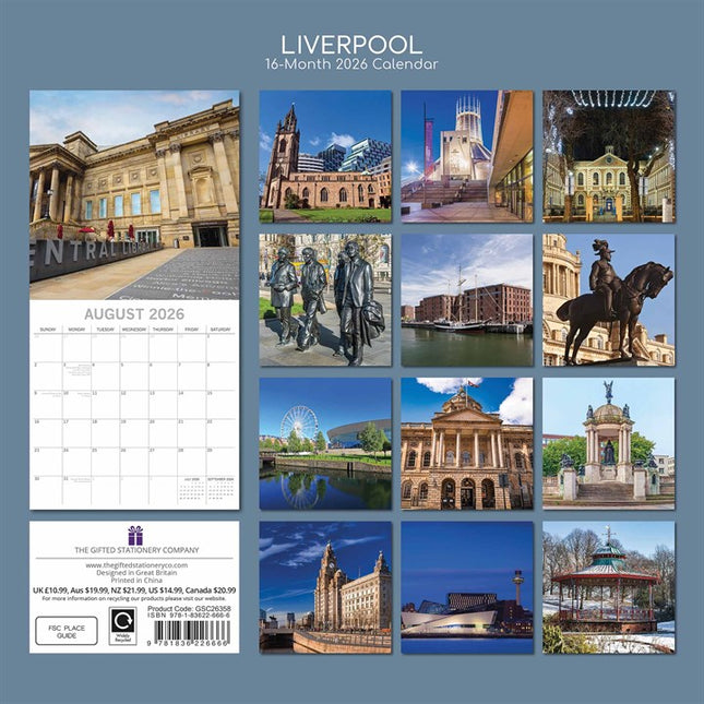 The Gifted Stationary Liverpool Kalender 2026