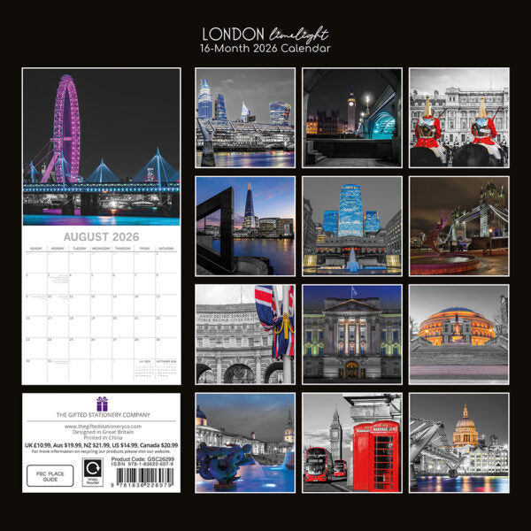 The Gifted Stationary Londen Limelight Kalender 2026