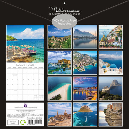 The Gifted Stationary Mediterranean Kalender 2025