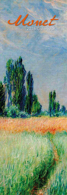 The Gifted Stationary Monet Slimline Kalender 2026