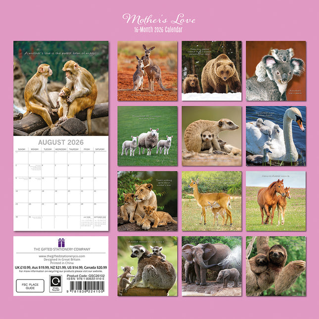 The Gifted Stationary Mother's Love Kalender 2026