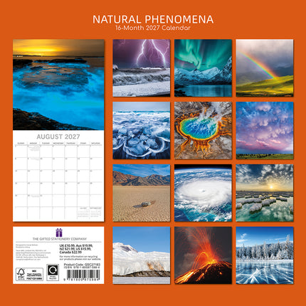 The Gifted Stationary Natuurverschijnselen Kalender 2027