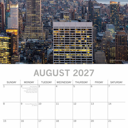 The Gifted Stationary New York Kalender 2027