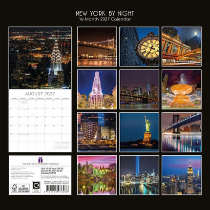 The Gifted Stationary New York Limelight Kalender 2027