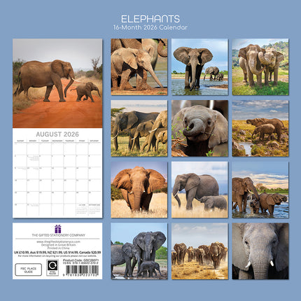 The Gifted Stationary Olifanten Kalender 2026