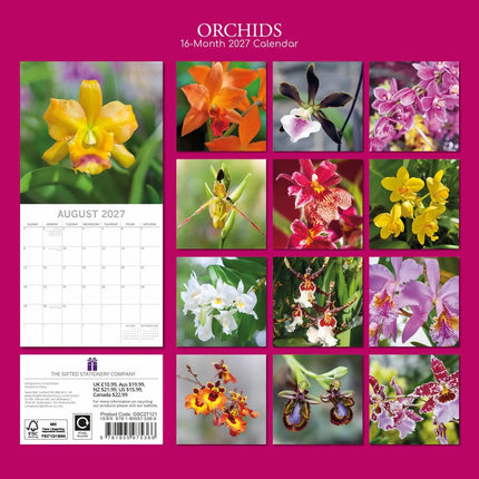 The Gifted Stationary Orchidee Kalender 2027