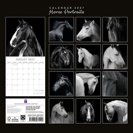 The Gifted Stationary Paarden Portretten Kalender 2027