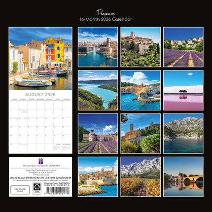 The Gifted Stationary Provence Kalender 2026
