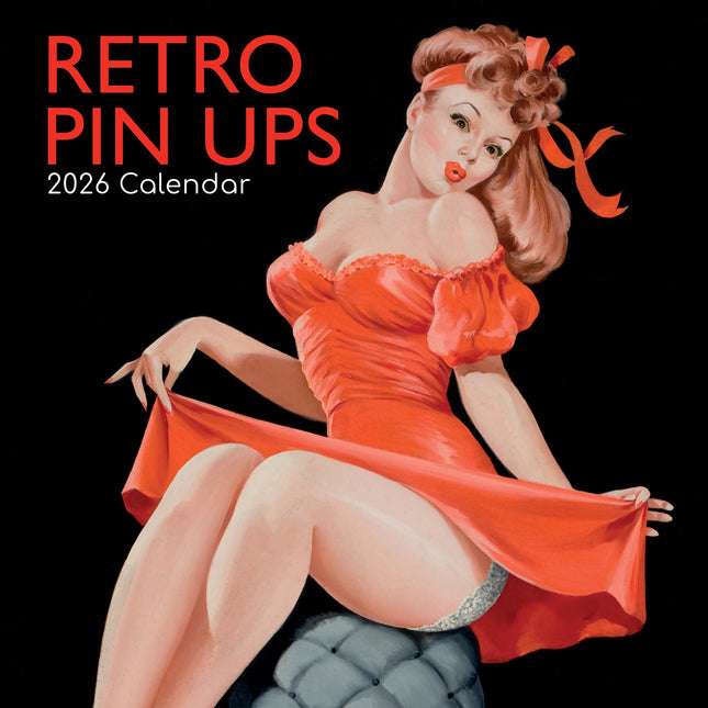 The Gifted Stationary Retro Pin Ups Kalender 2026