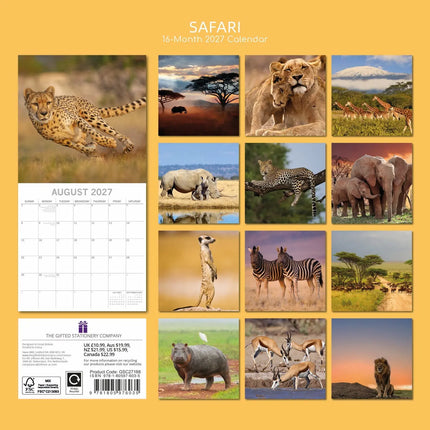 The Gifted Stationary Safari Kalender 2027