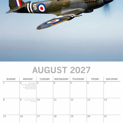The Gifted Stationary Spitfires Kalender 2027