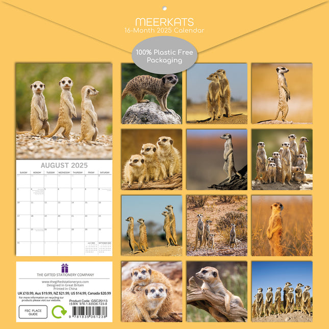 The Gifted Stationary Stokstaartjes Kalender 2025