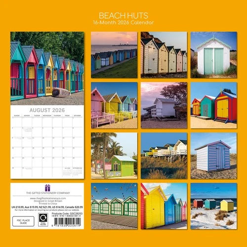 The Gifted Stationary Strand Huisjes Kalender 2026