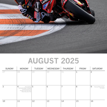 The Gifted Stationary Super Bikes Kalender 2025