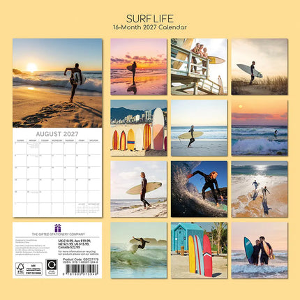 The Gifted Stationary Surf Life Kalender 2027