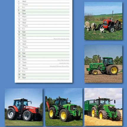 The Gifted Stationary Tractors Kalender 2027 Slimline
