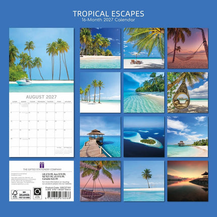 The Gifted Stationary Tropical Escapes Kalender 2027