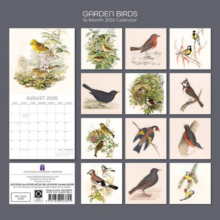 The Gifted Stationary Tuinvogels Kalender 2026