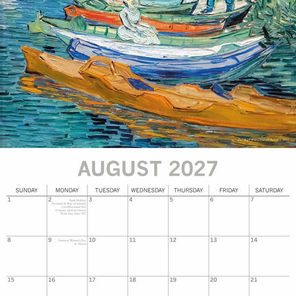 The Gifted Stationary Vincent van Gogh Kalender 2027