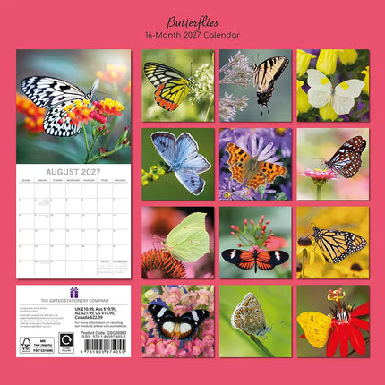 The Gifted Stationary Vlinder Kalender 2027