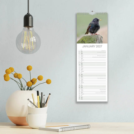 The Gifted Stationary Vogels Slimline Kalender 2027