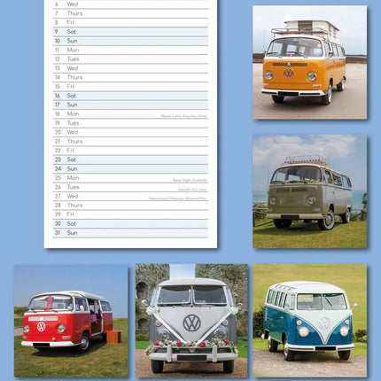 The Gifted Stationary Volkswagen Camper Kalender 2027 Slimline