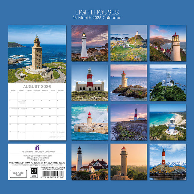 The Gifted Stationary Vuurtorens Kalender 2026