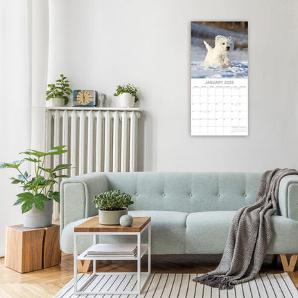 The Gifted Stationary West Highland White Terrier Kalender 2027