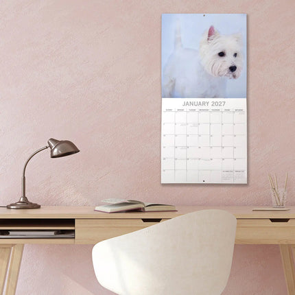 The Gifted Stationary West Highland White Terrier Kalender 2027