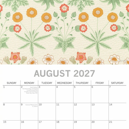 The Gifted Stationary William Morris Kalender 2027