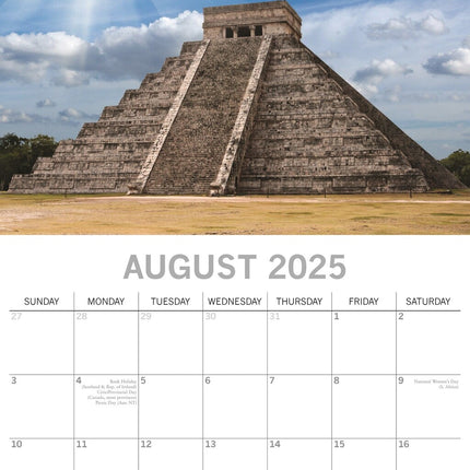 The Gifted Stationary Wonders of the World Kalender 2025