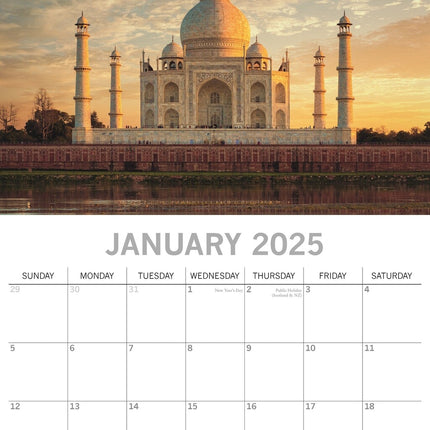 The Gifted Stationary Wonders of the World Kalender 2025